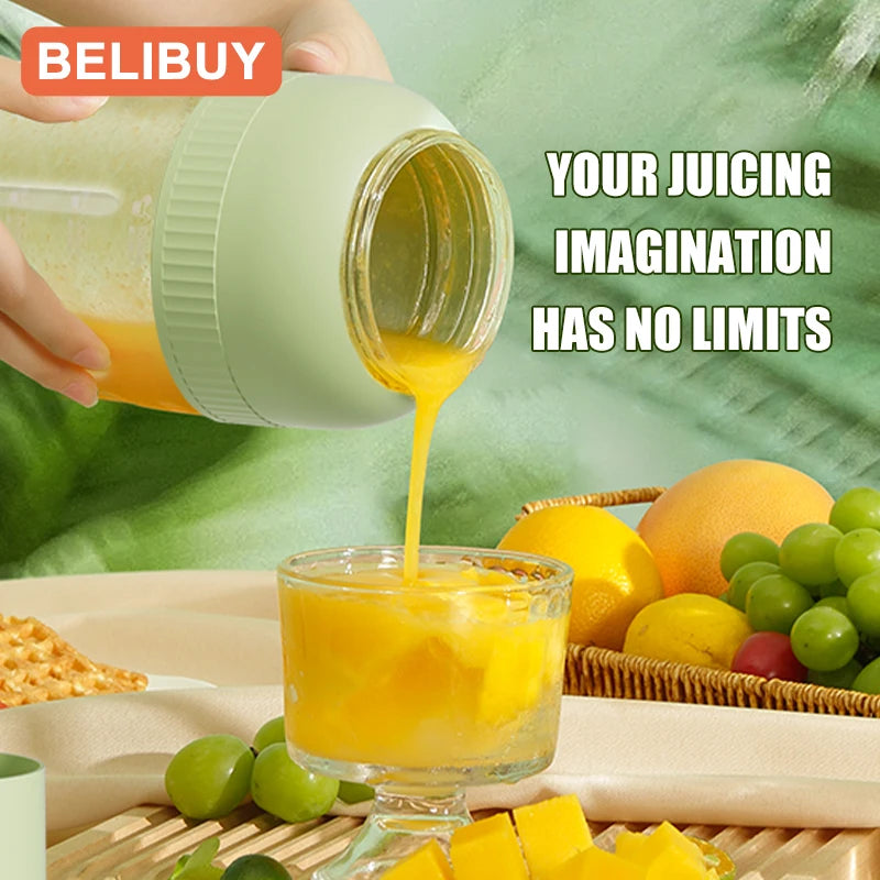 Portable USB Electric Juicer Cup With Six Blades For Juices