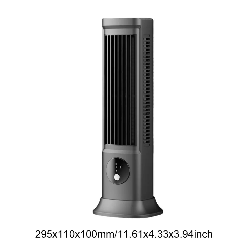 Alloet USB Rechargeable Portable Desk Fan 3 Speeds