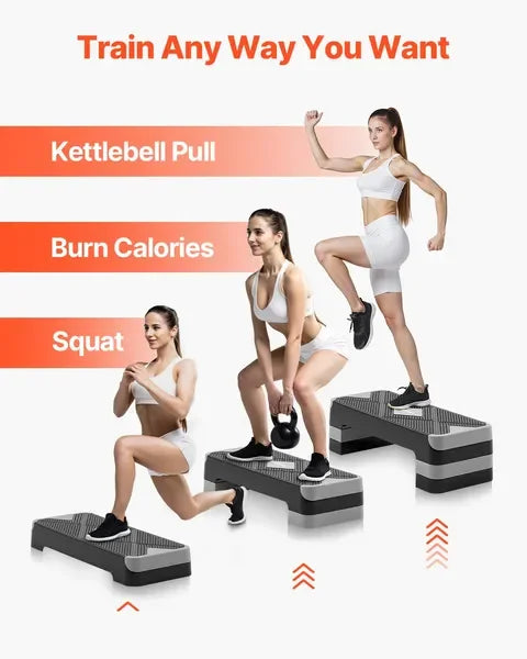 AeroExercise Step Platform for Home Gym Cardio Workouts