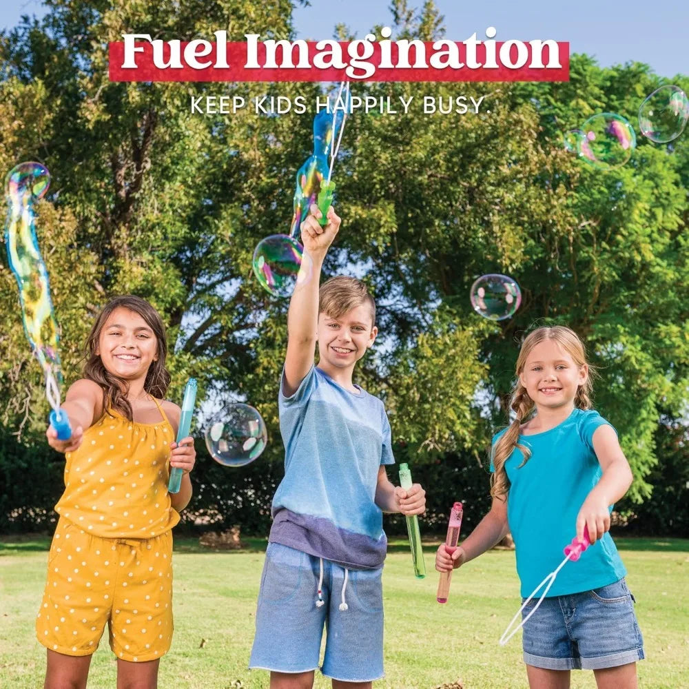 Joyfy Bubble Wands Bulk Set For Outdoor Summer Fun