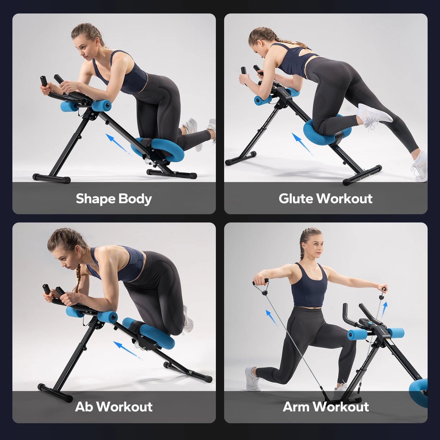 MERACH Ab Machine Adjustable Trainer For Core And Ab Workouts