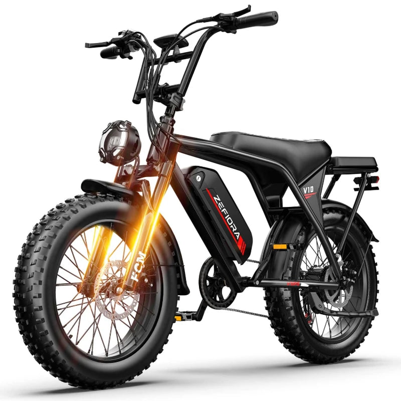 ZEFIORA Mountain Electric Bike UL2849 Certified Lightweight Aluminum Frame