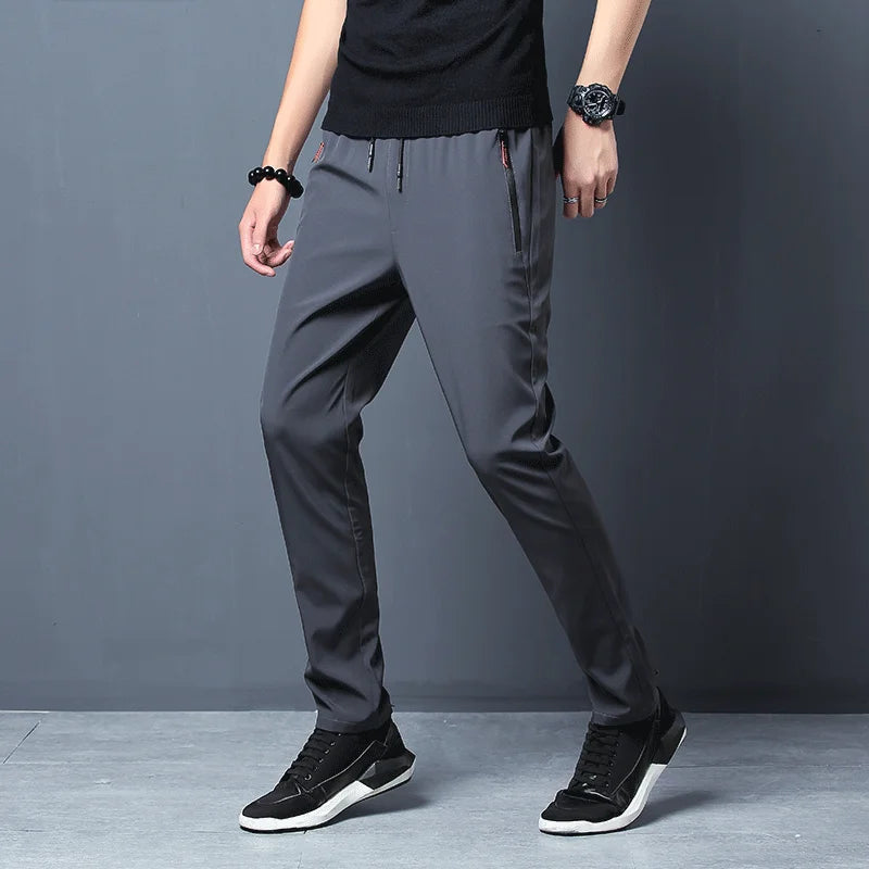 Snow Pinnacle Mens Casual Stretch Jogger Pants Elastic Waist