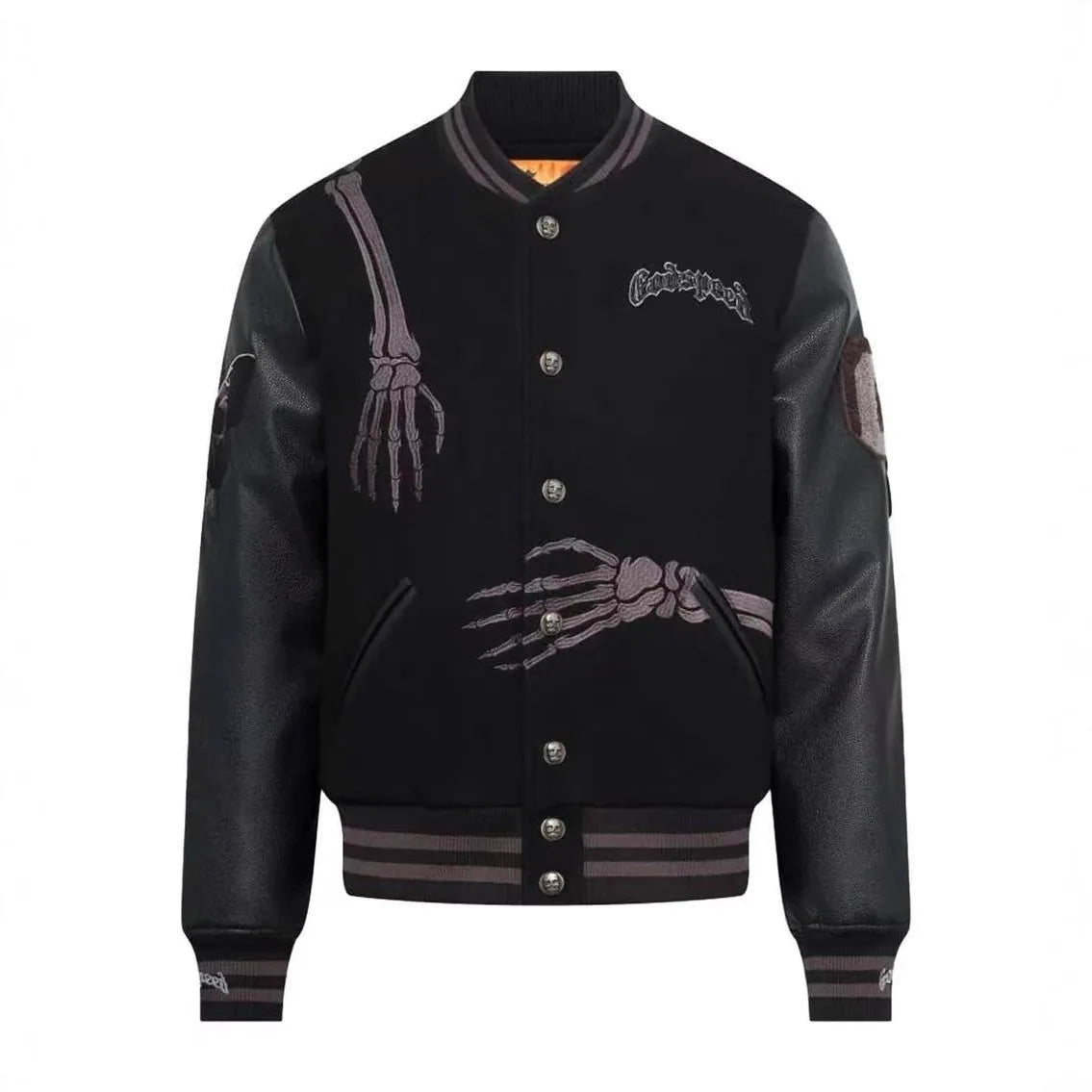 Mens Autumn Winter American Baseball Jacket Embroidered Outerwear
