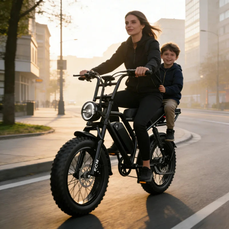 ZEFIORA Electric Bicycle 1000W 2000W 48V Battery Aluminum Alloy Range 30-60
