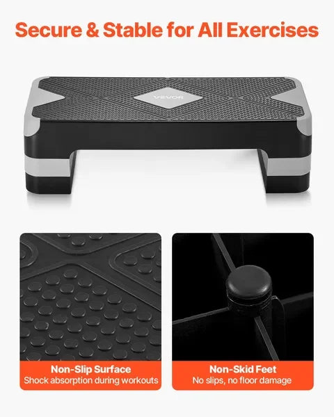 AeroExercise Step Platform for Home Gym Cardio Workouts