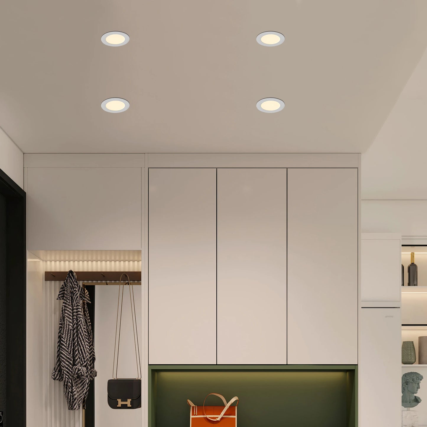 ARLGSITE LED Recessed Lights With Junction Box Dimmable 3000K-5000K