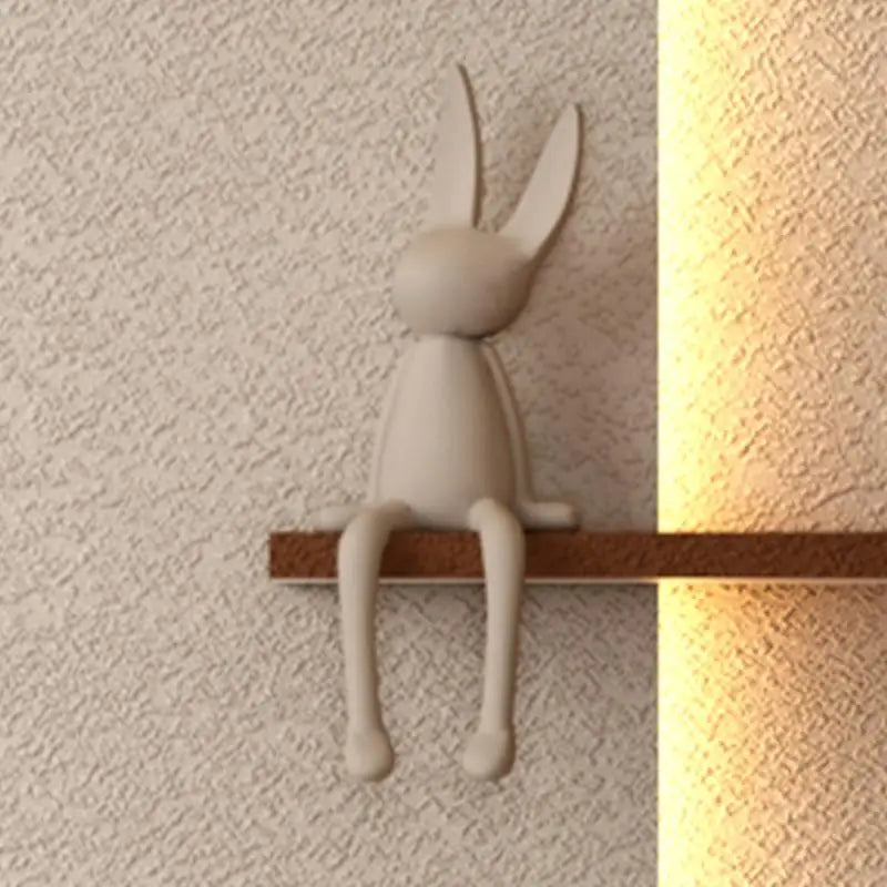Adjustable Three Color LED Sandstone Wall Decor Simulated Plants Remote