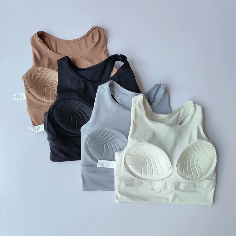 Breathable Shock-Proof Sports Vest for Running and Yoga