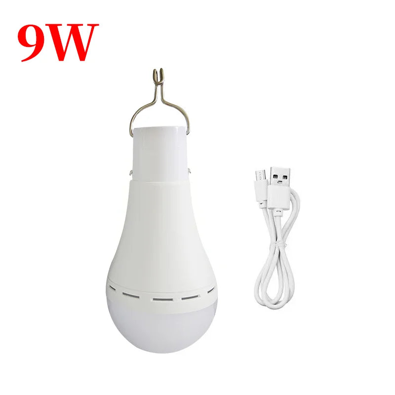 LED Solar USB Charged Waterproof Hanging Emergency Lamp