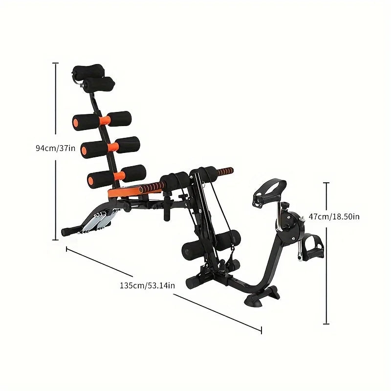KBQ Foldable Abdominal Exercise Bench Core Trainer Home Gym