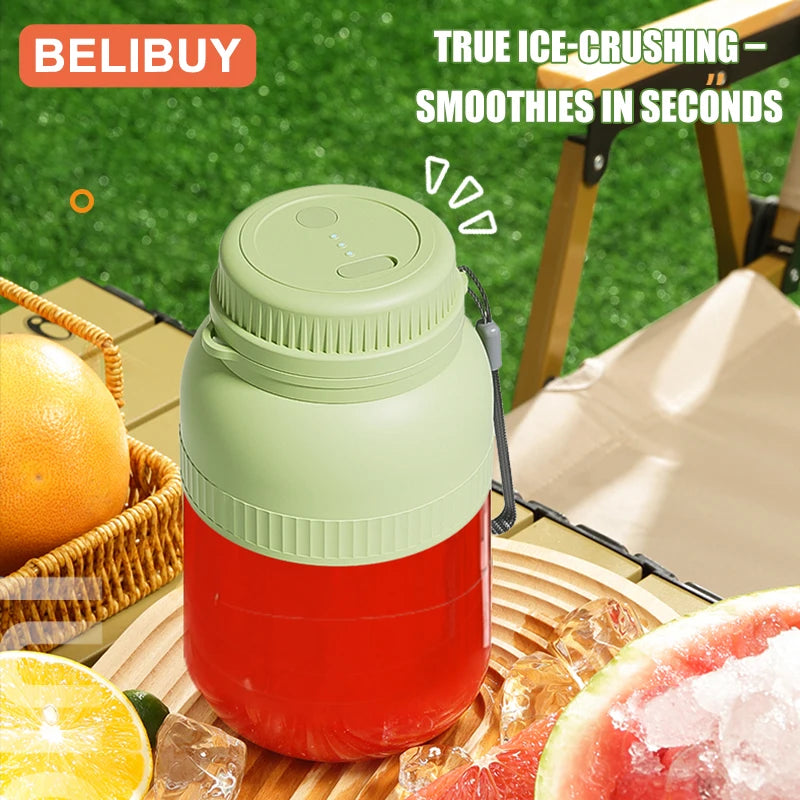 Portable USB Electric Juicer Cup With Six Blades For Juices