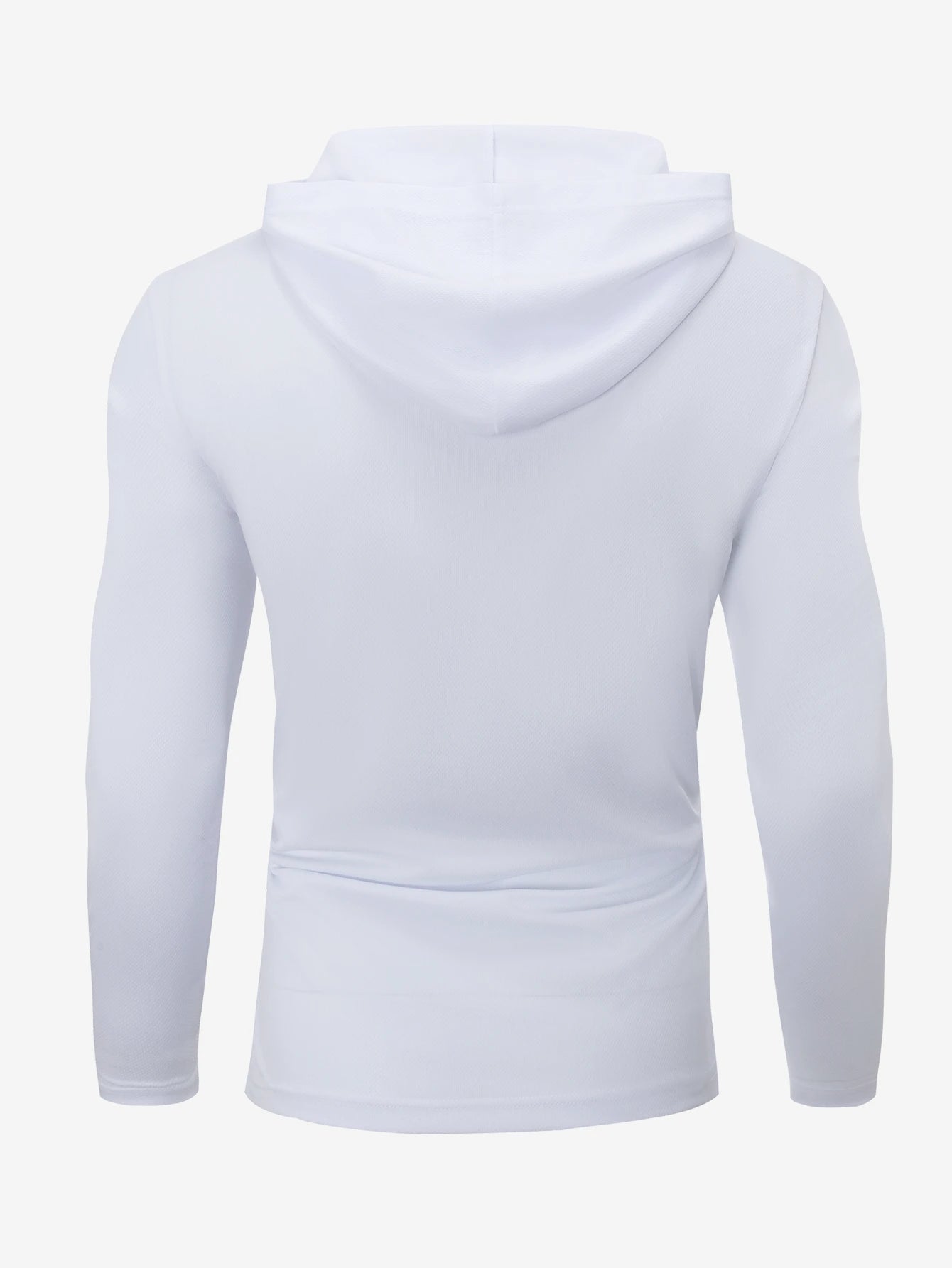 Men's Hooded Long Sleeve Shirts Breathable Workout Tees