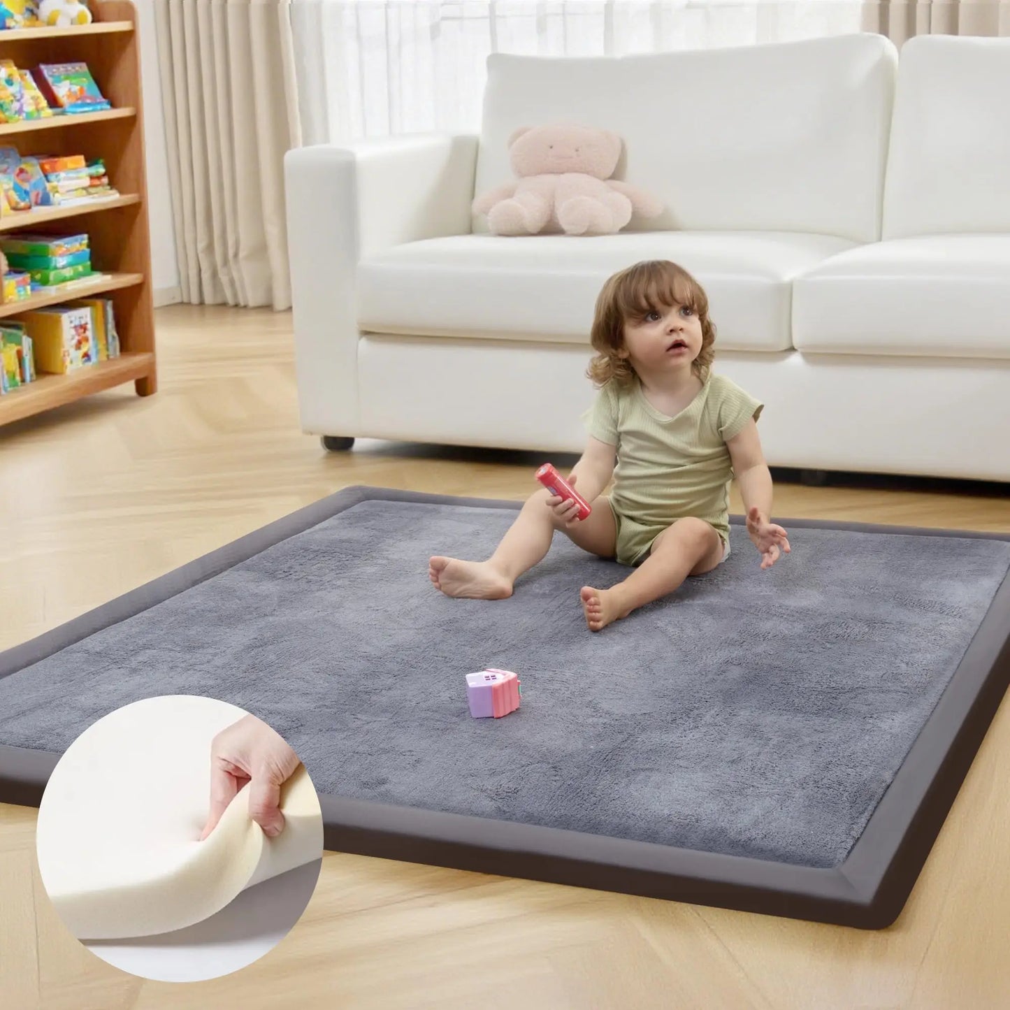 PaPaMat Tatami Style Baby Play Mat Non Slip Carpet