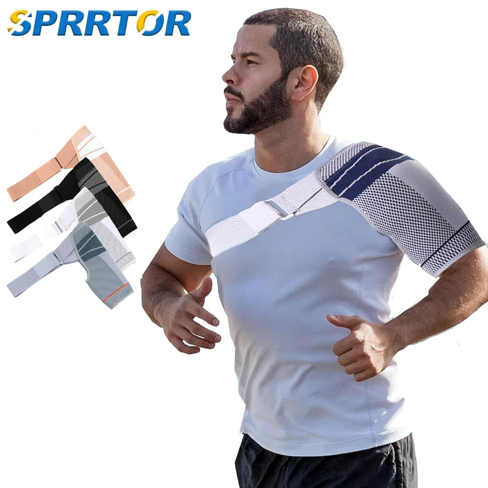 Shoulder Brace Support For Left Or Right With Adjustable Strap
