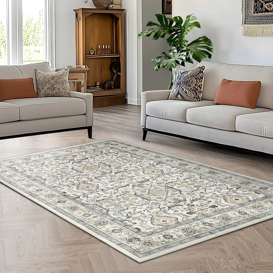 NONEDesign Kilim Rug Vintage Ethnic Floor Mat for Living Room