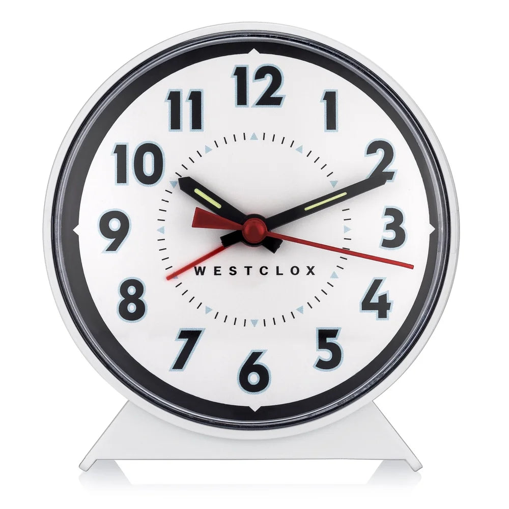 Wind-Up Alarm Clock With Loud Bell Key-Wound Mechanism