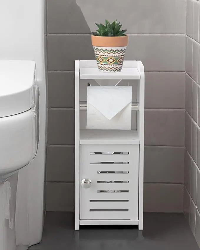 XIUWO Free Standing Toilet Paper Holder Stand