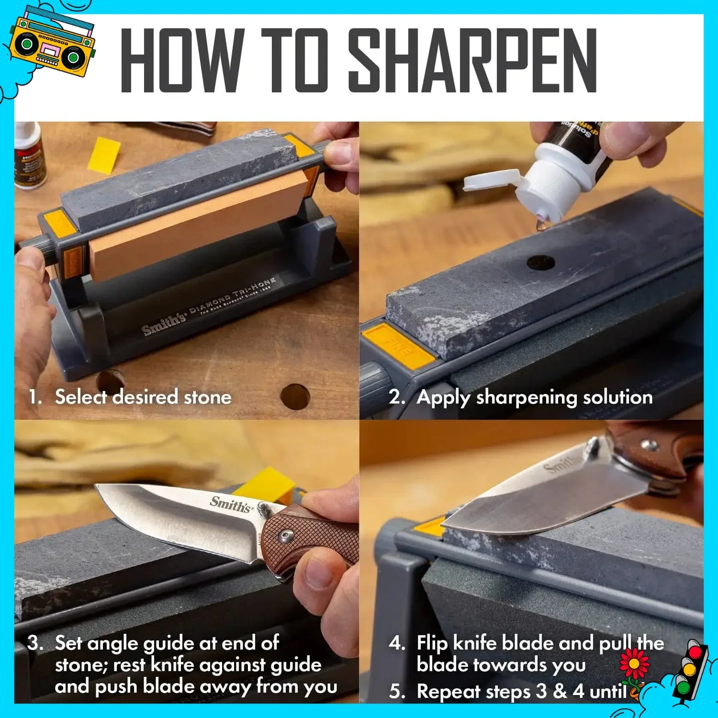 Sharpening Stone Kit For Chefs And Woodworkers Outdoorsmen