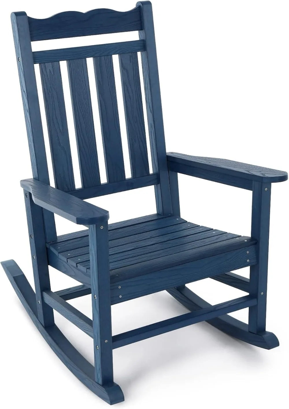 All-Weather Outdoor Rocking Chair With 400 Lb Weight Capacity