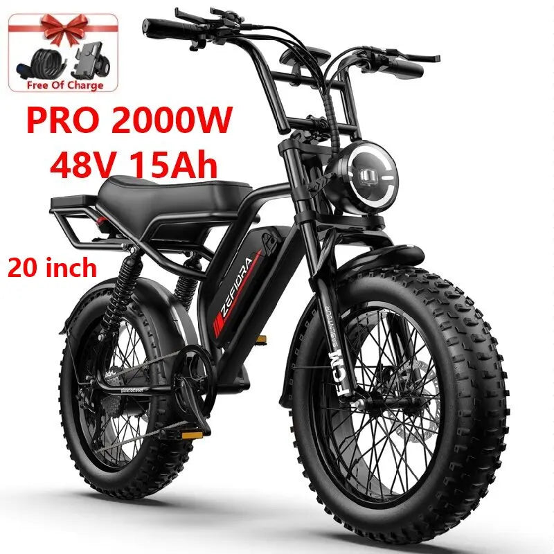 ZEFIORA Mountain Electric Bike UL2849 Certified Lightweight Aluminum Frame
