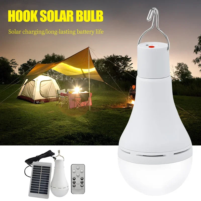 LED Solar USB Charged Waterproof Hanging Emergency Lamp