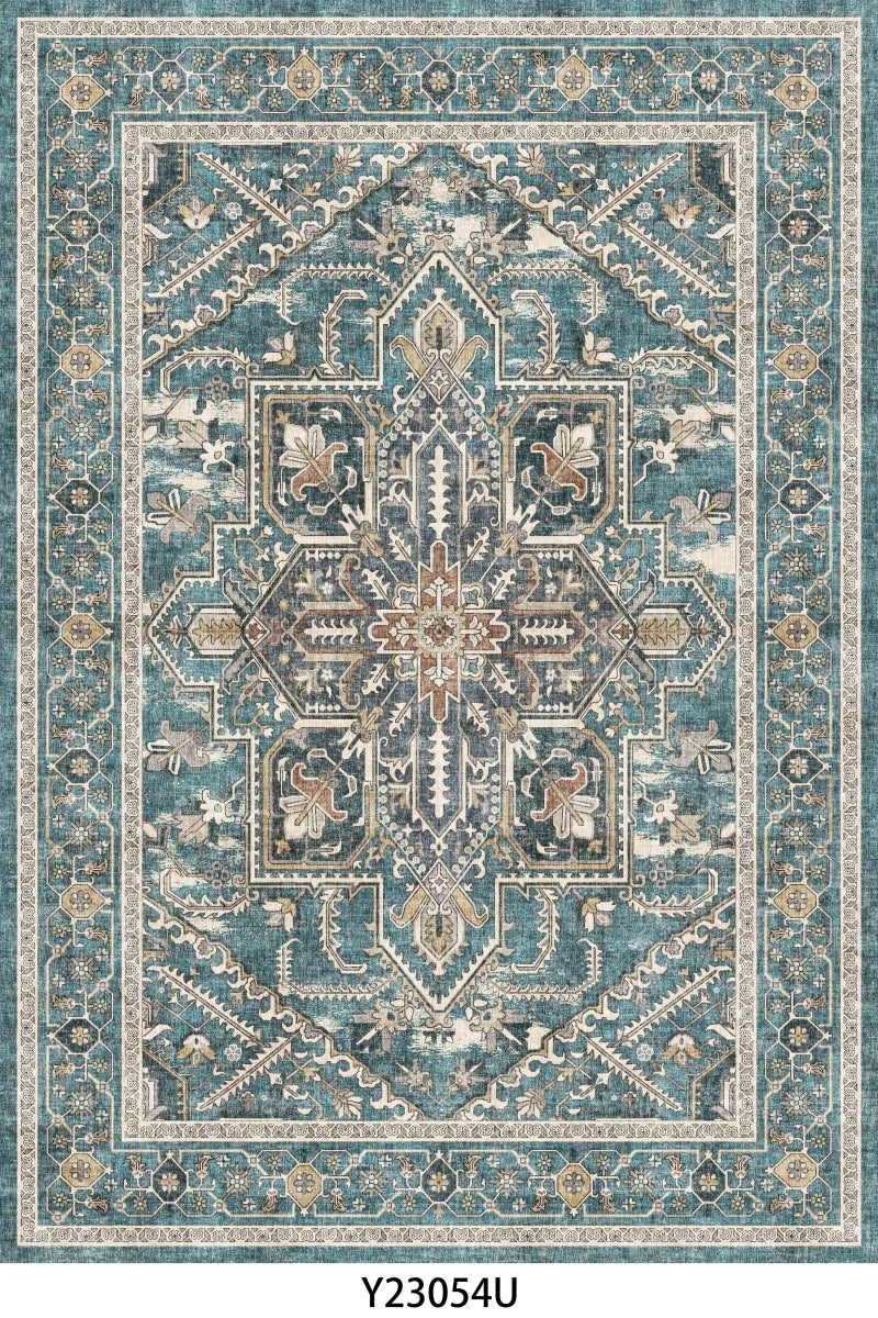 NONEDesign Kilim Rug Vintage Ethnic Floor Mat for Living Room