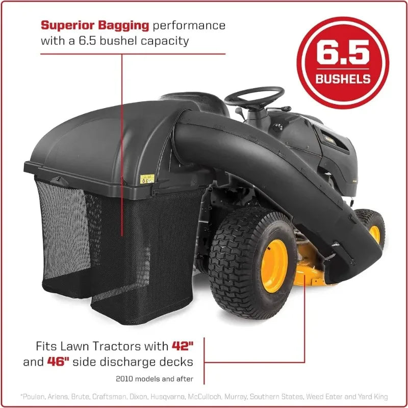 Twin Bagger for Tractors with Side Discharge Decks