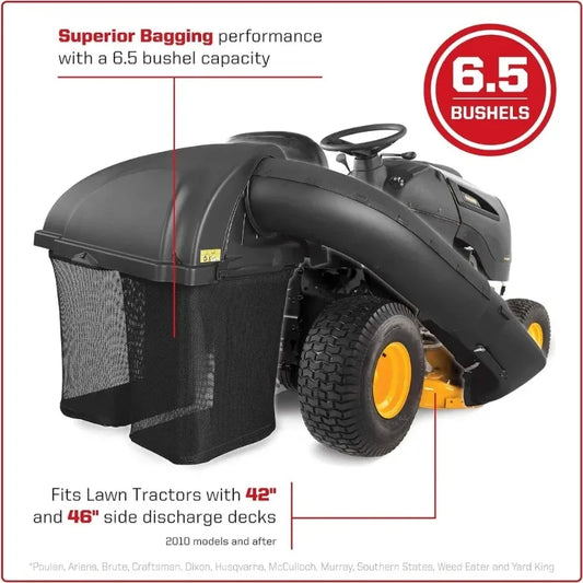 Twin Bagger for Tractors with Side Discharge Decks