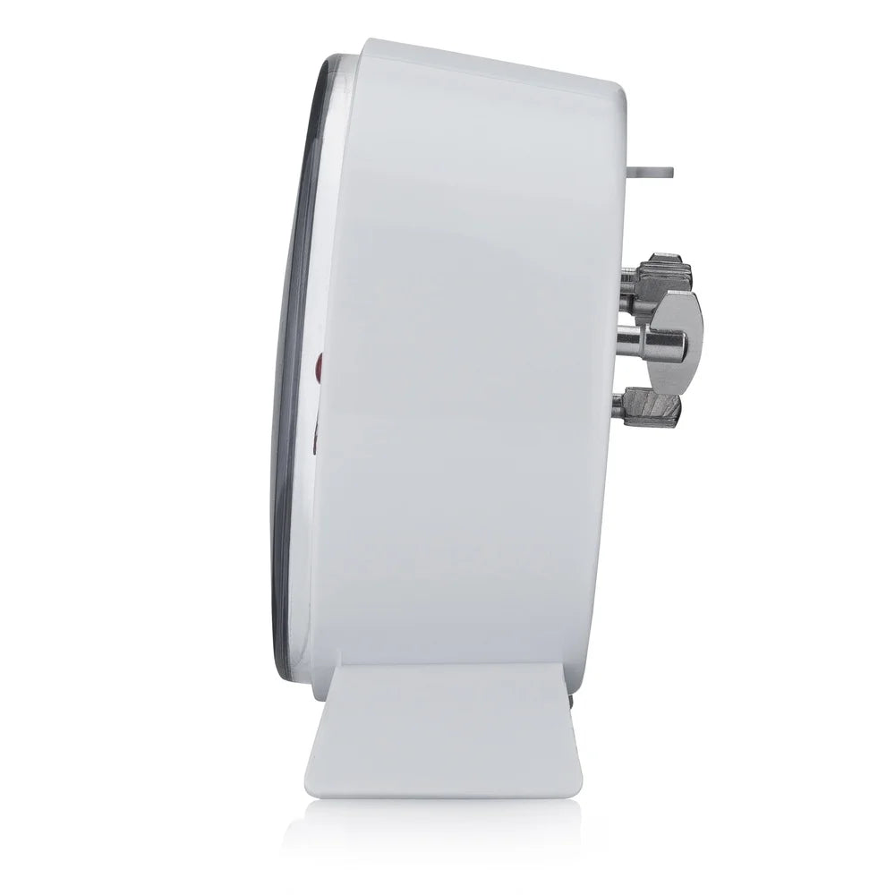 Wind-Up Alarm Clock With Loud Bell Key-Wound Mechanism