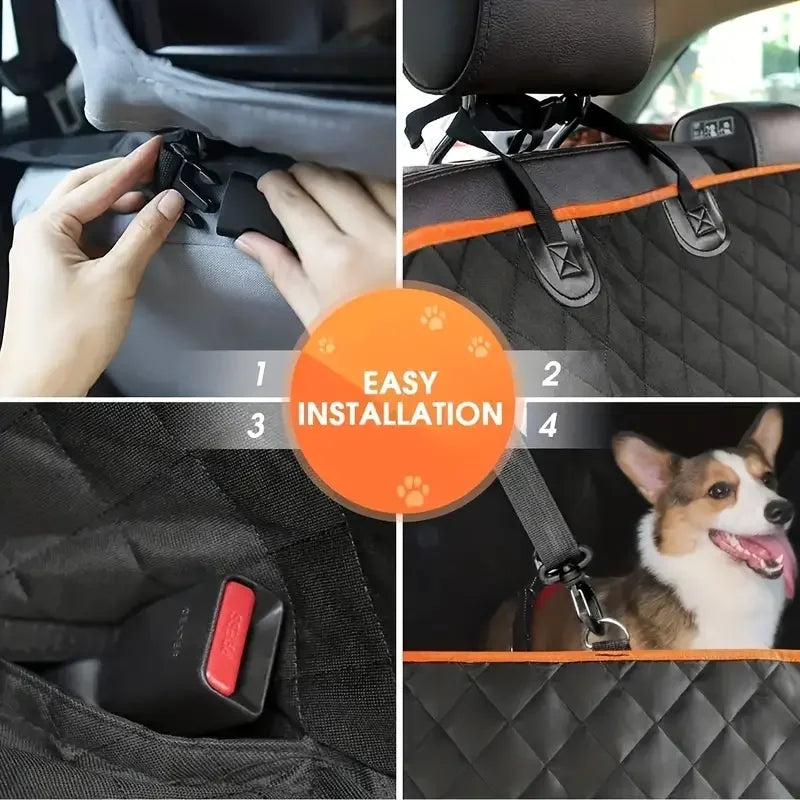 Waterproof Dog Car Seat Cover Hammock Nonslip Scratch Proof Durable