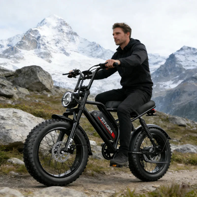 ZEFIORA Mountain Electric Bike UL2849 Certified Lightweight Aluminum Frame