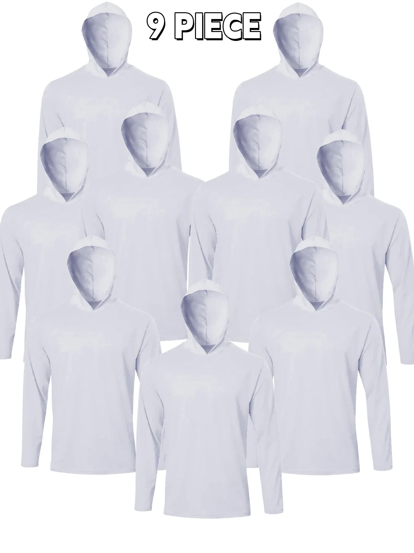 Men's Hooded Long Sleeve Shirts Breathable Workout Tees