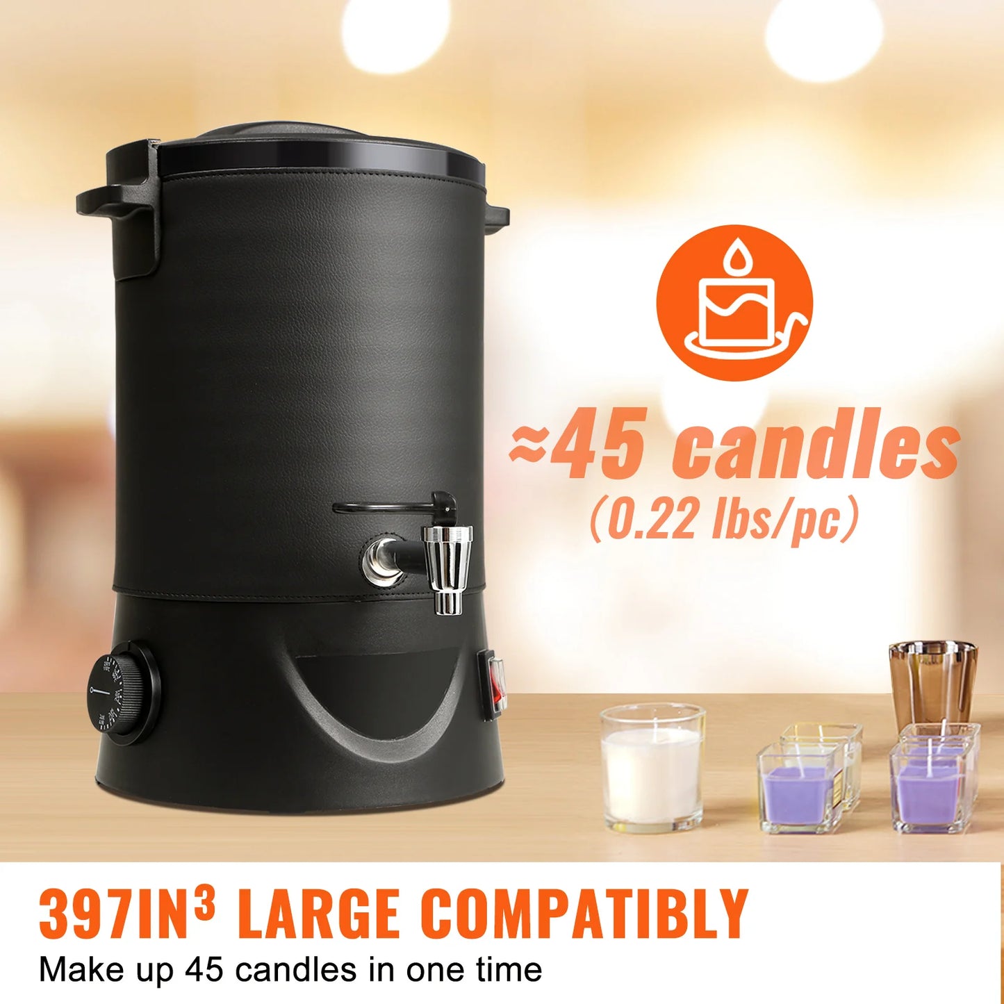SucceBuy Wax Melter For Candle Making Electric Pot