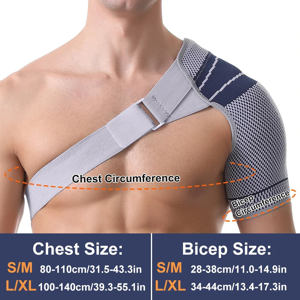 Shoulder Brace Support Stabilizer With Adjustable Strap For Left Right