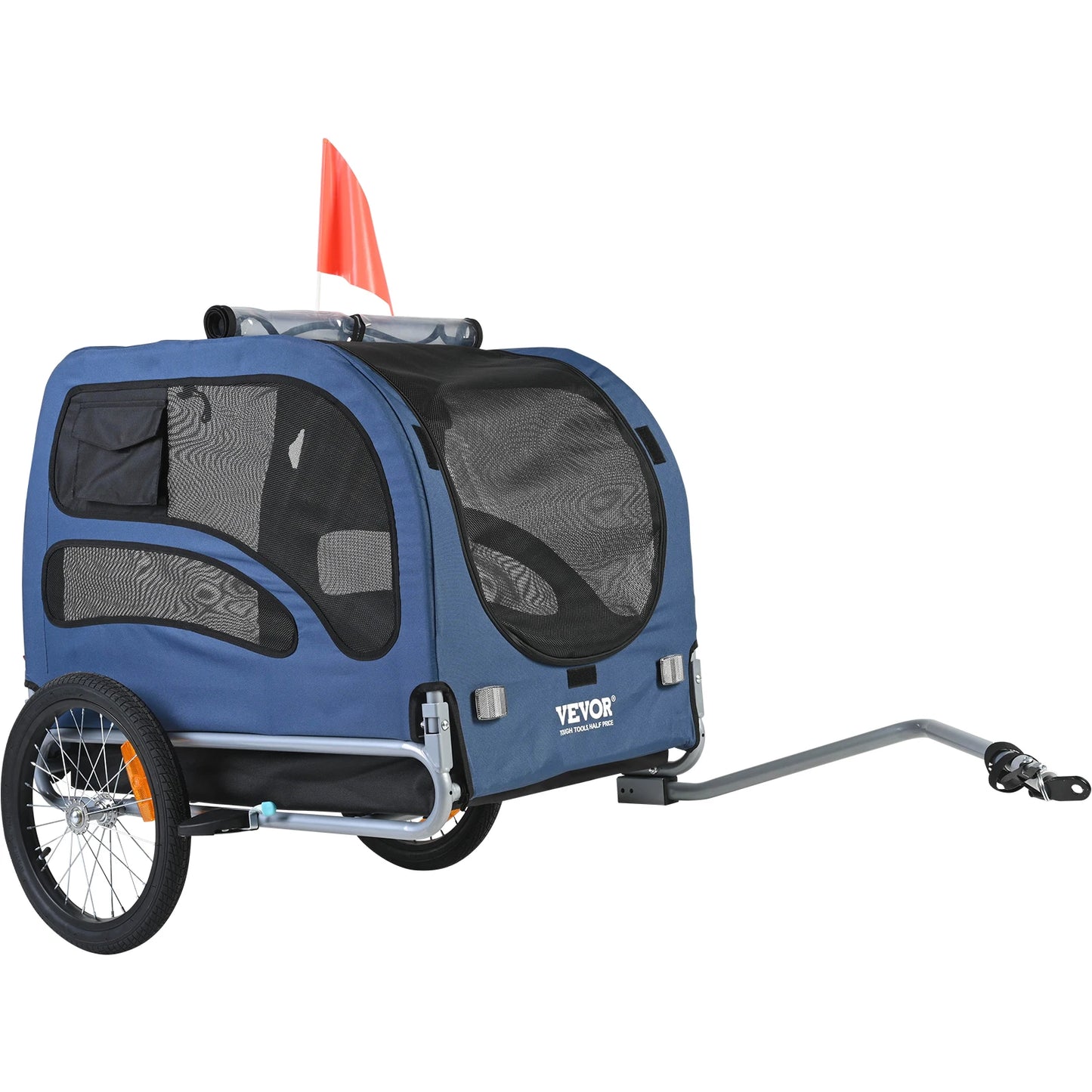 Dog Bike Trailer Carrier Collapsible for Travel