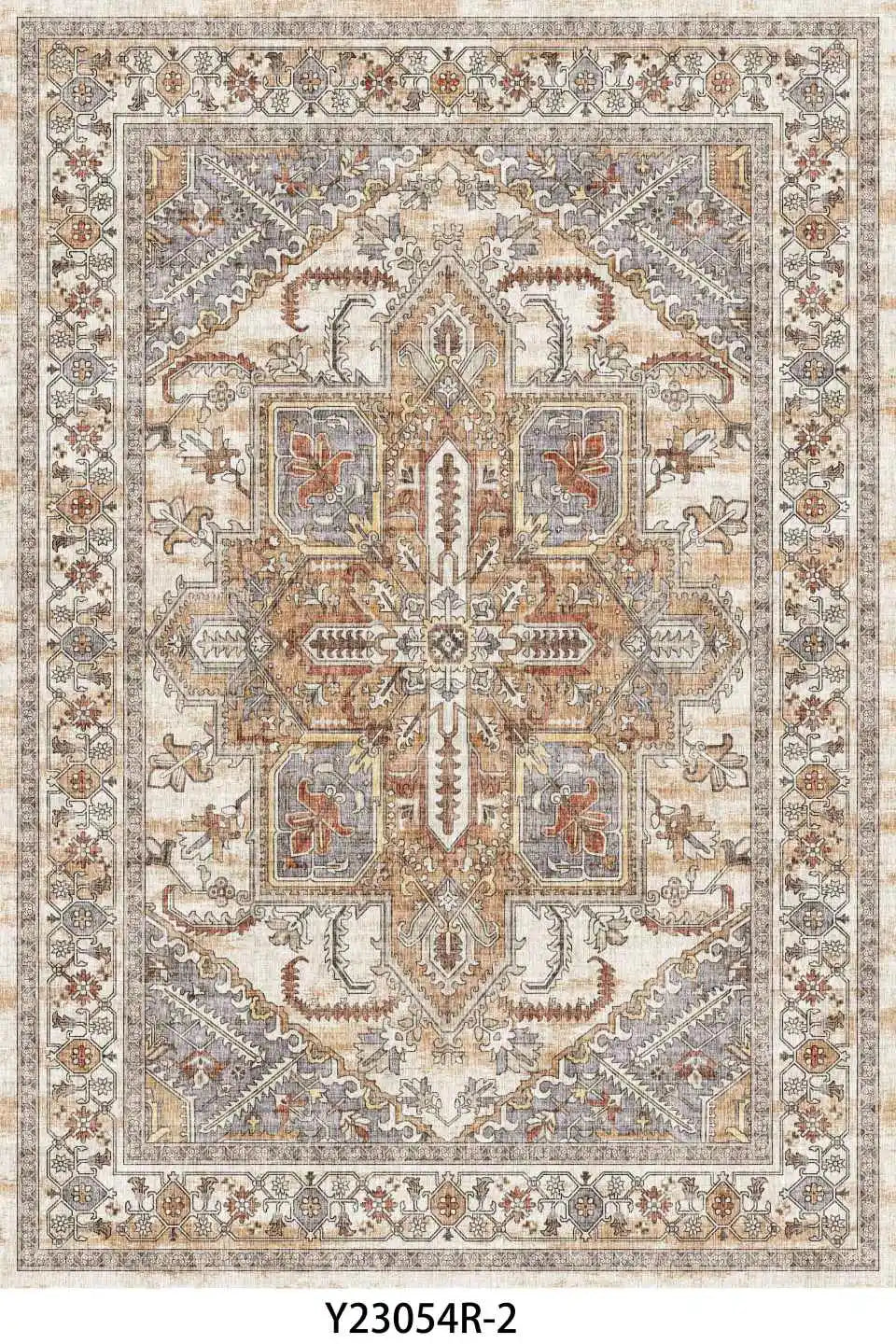 NONEDesign Kilim Rug Vintage Ethnic Floor Mat for Living Room