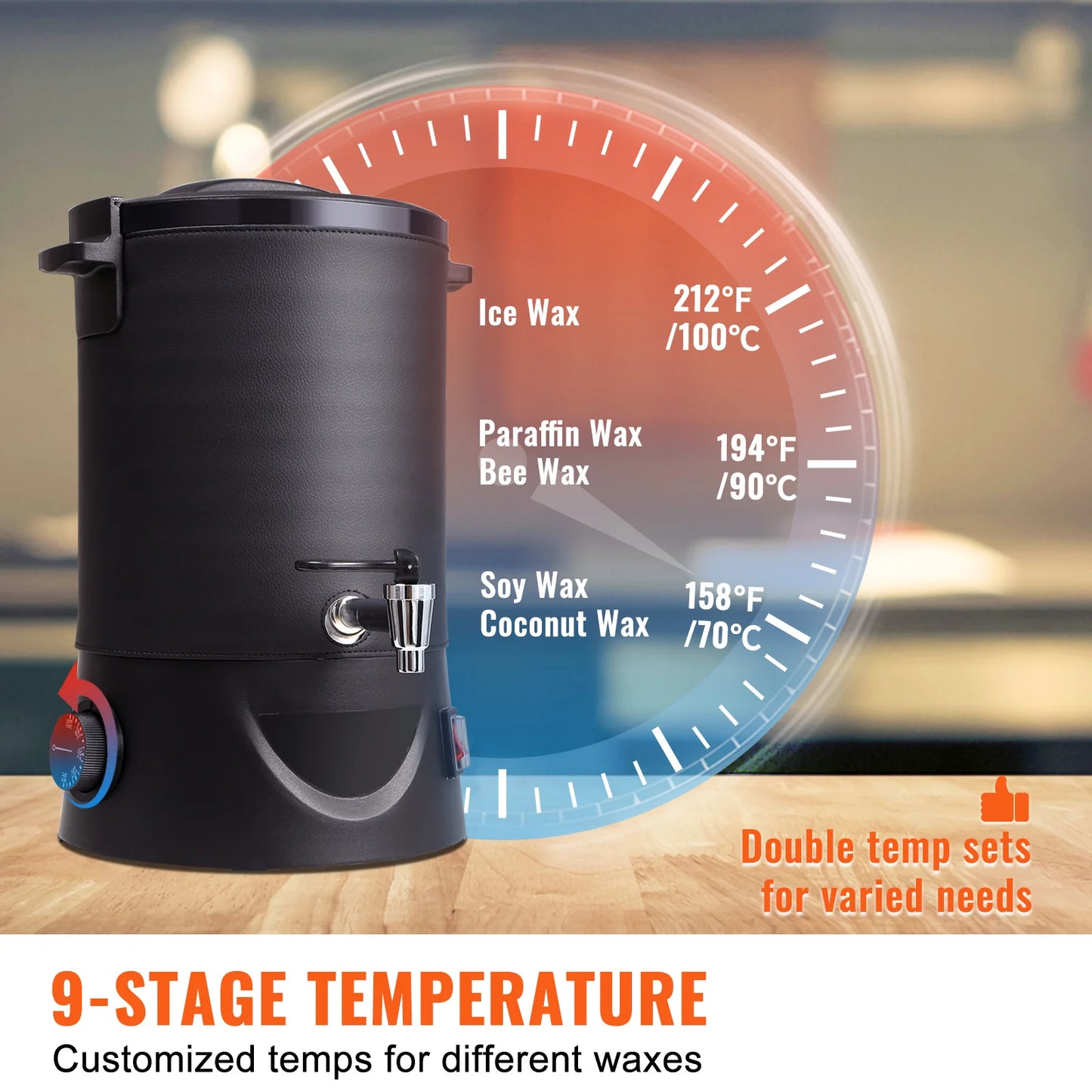 SucceBuy Wax Melter For Candle Making Electric Pot