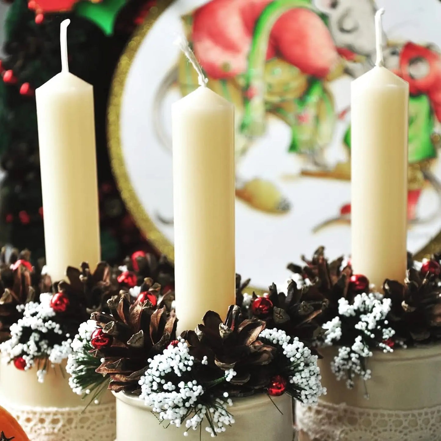Cotton Candle Wick Set With Stickers And Holders For Candles