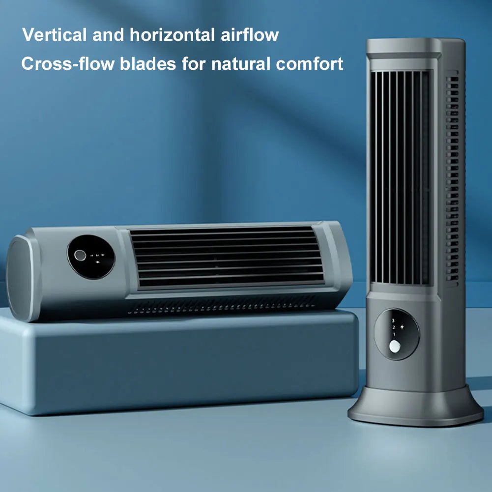 Alloet USB Rechargeable Portable Desk Fan 3 Speeds