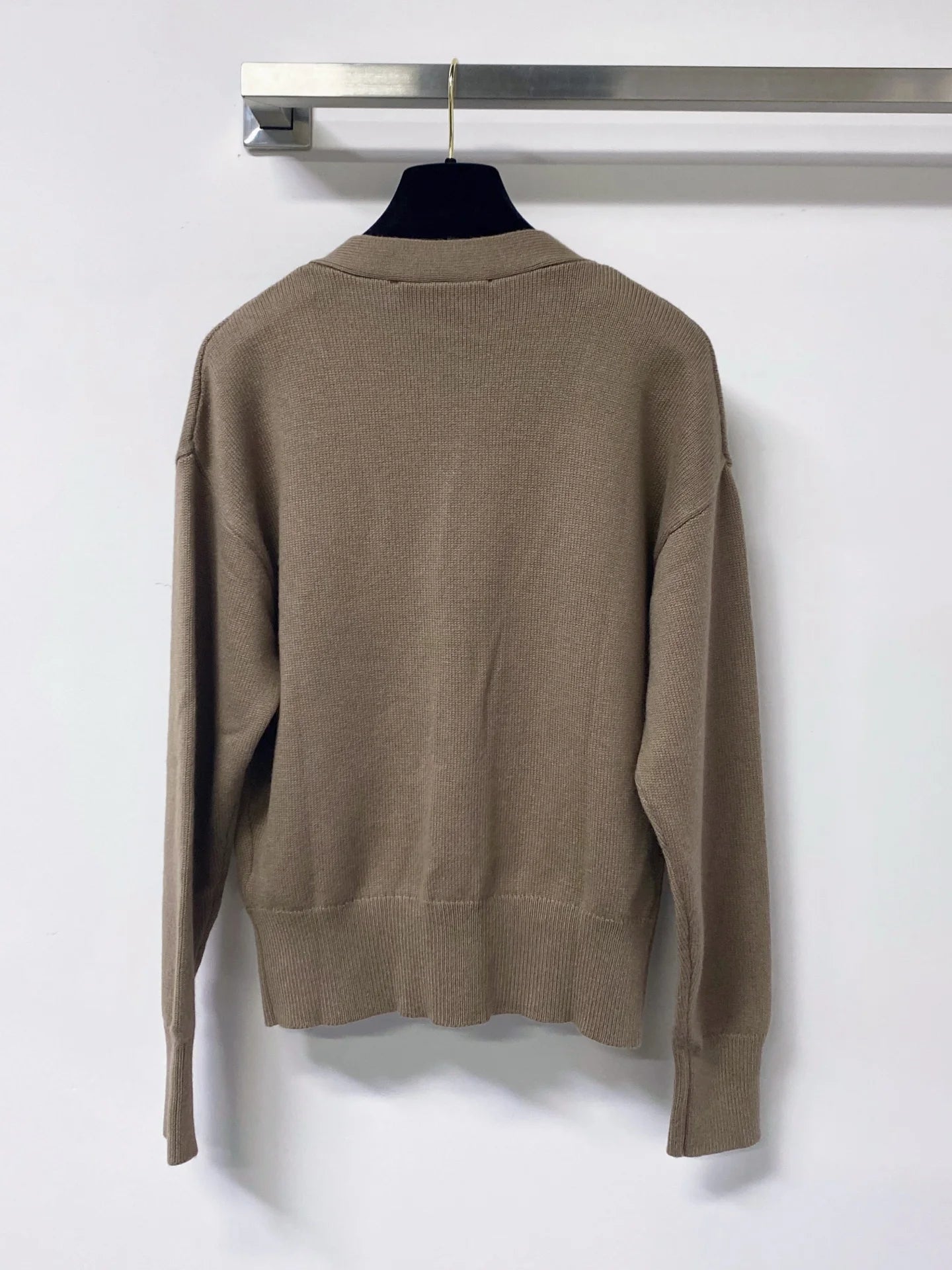 Women's Loose Knitted Long Sleeve Button Front Cardigan