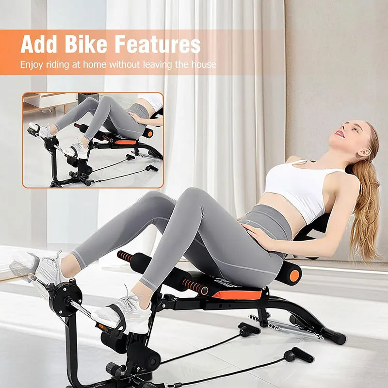 KBQ Foldable Abdominal Exercise Bench Core Trainer Home Gym