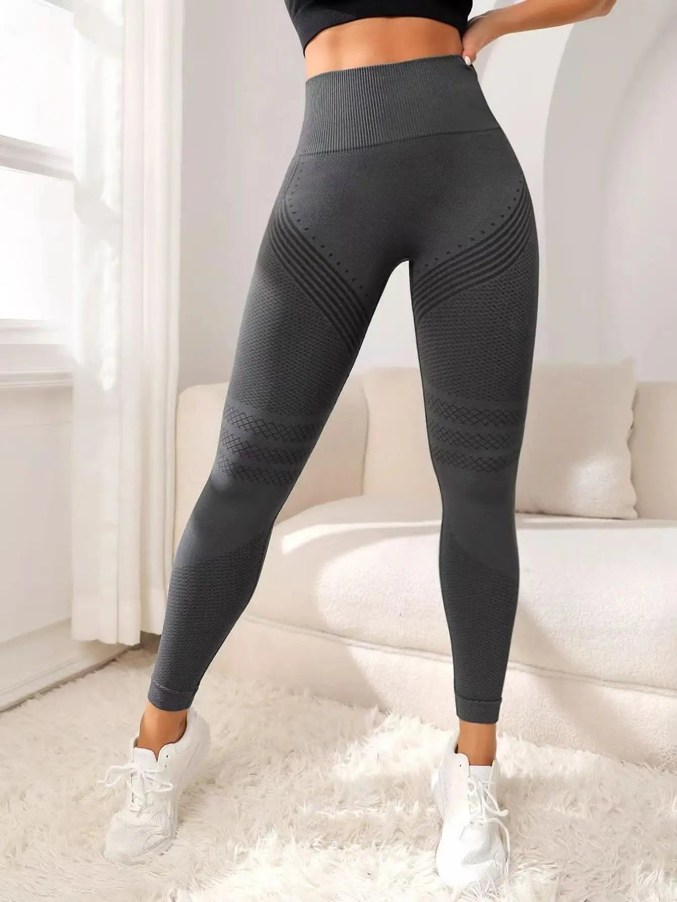 Slimove Cellulite 3D Leggings High Waisted Butt Lifting Gym Workout