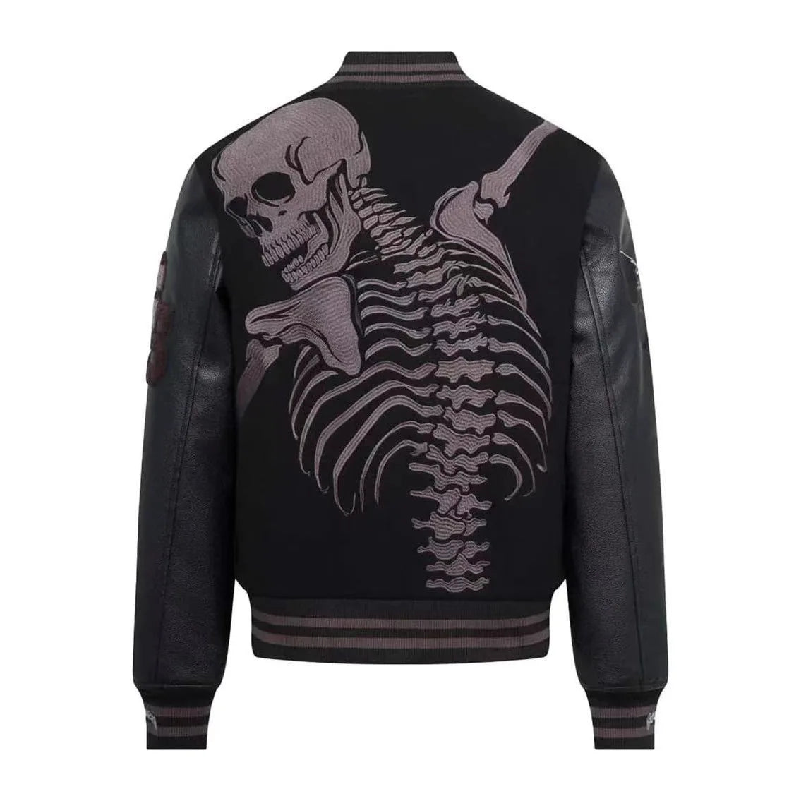 Mens Autumn Winter American Baseball Jacket Embroidered Outerwear