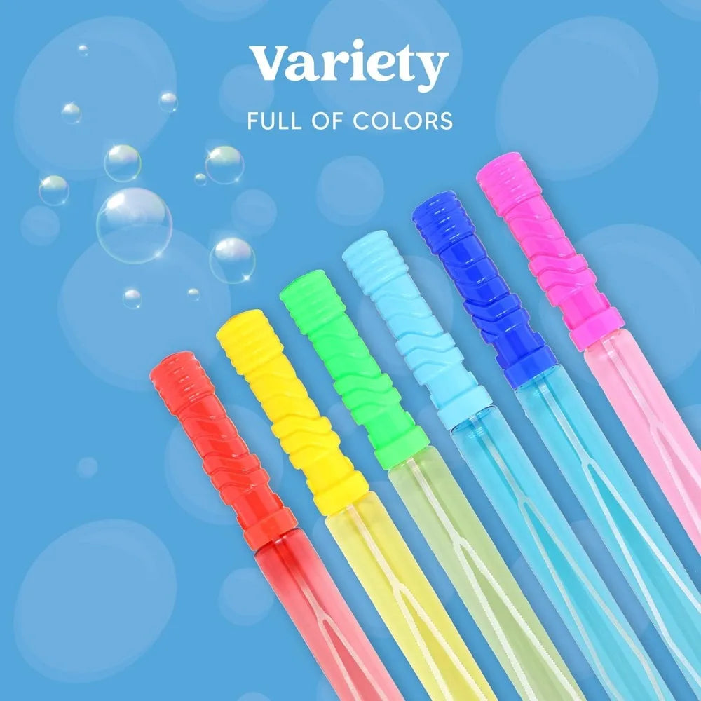 Joyfy Bubble Wands Bulk Set For Outdoor Summer Fun