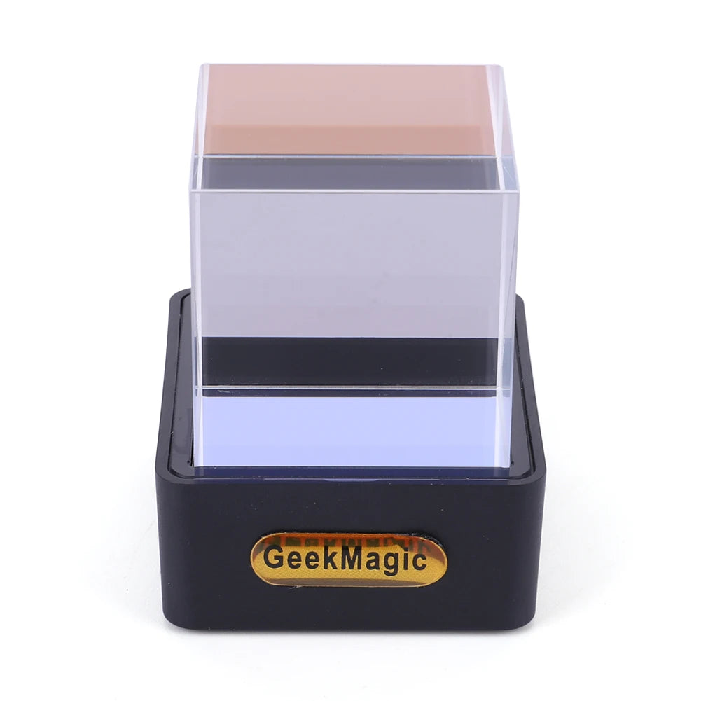 Alloet Crystal Cube Photo Display and Smart Weather Station Clock