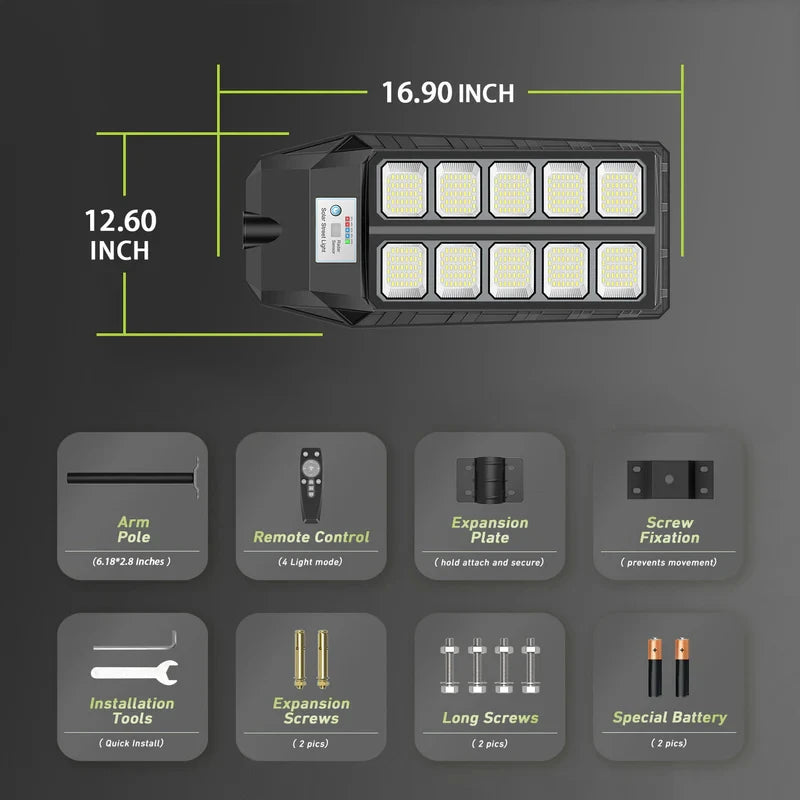 Weather Resistant Solar Led Flood Light With Motion Sensor