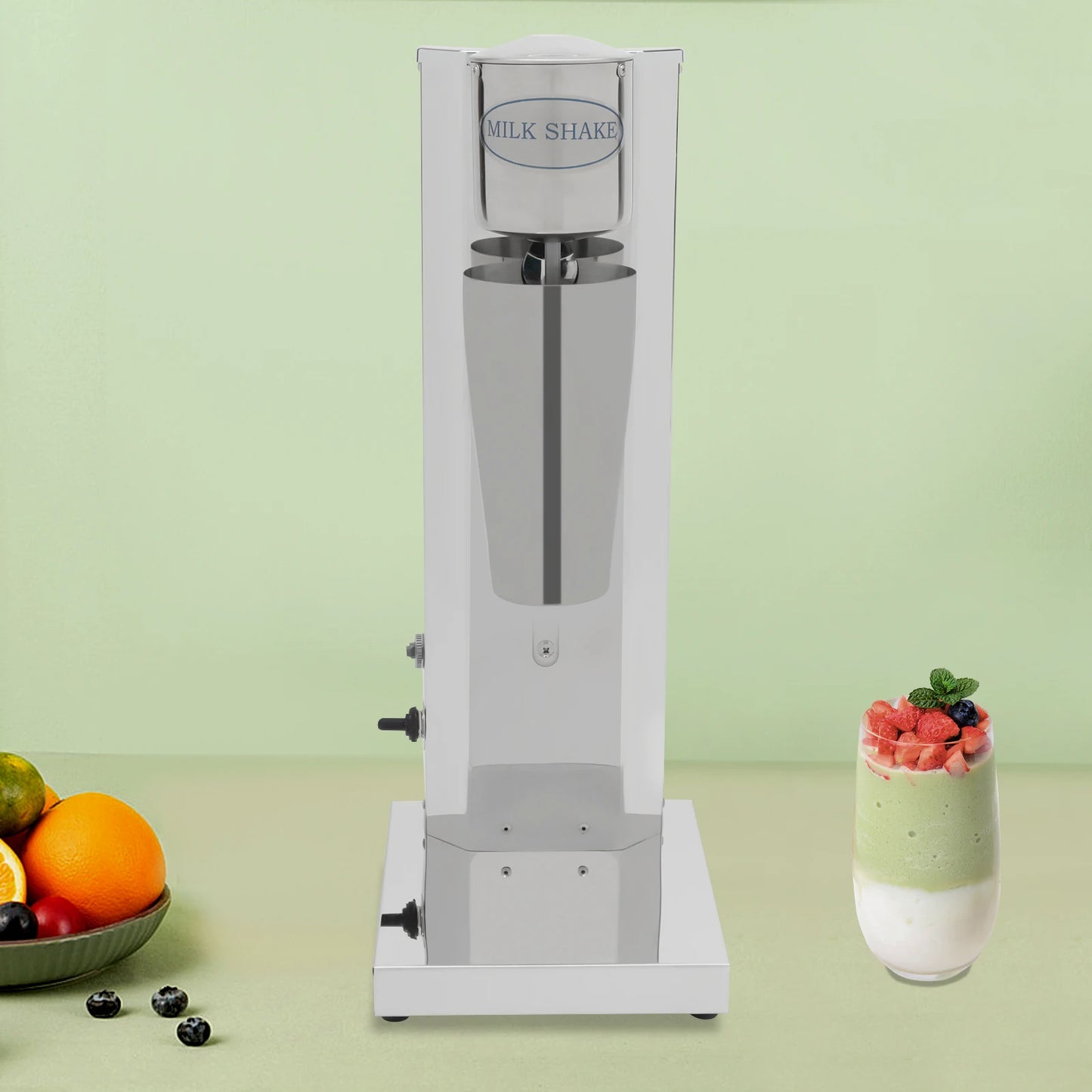Bymaocar 180W Commercial Milk Shake Mixer Stainless Steel