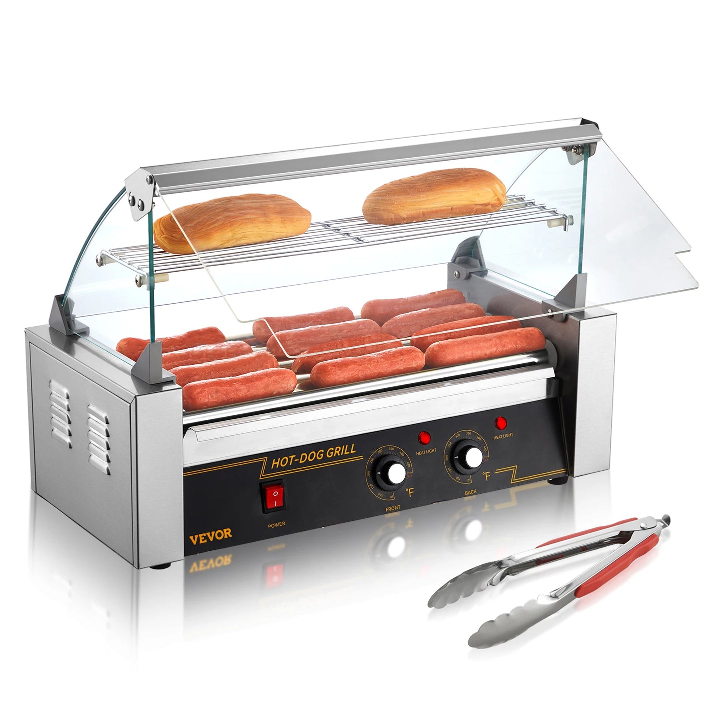 SucceBuy Commercial Hot Dog Roller Sausage Maker Electric Grill