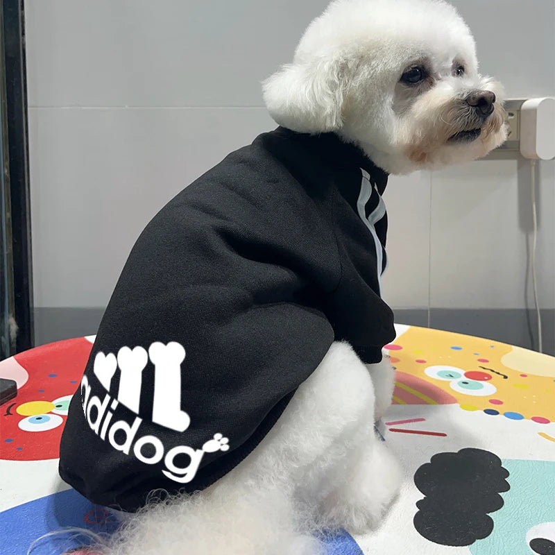 YUNFANCN Winter Fleece Dog Hoodie Sweatshirt For Pets